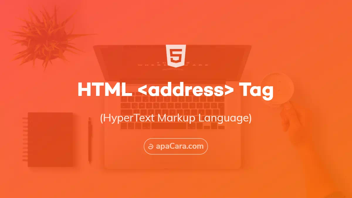 HTML address tag | belajar <address> element