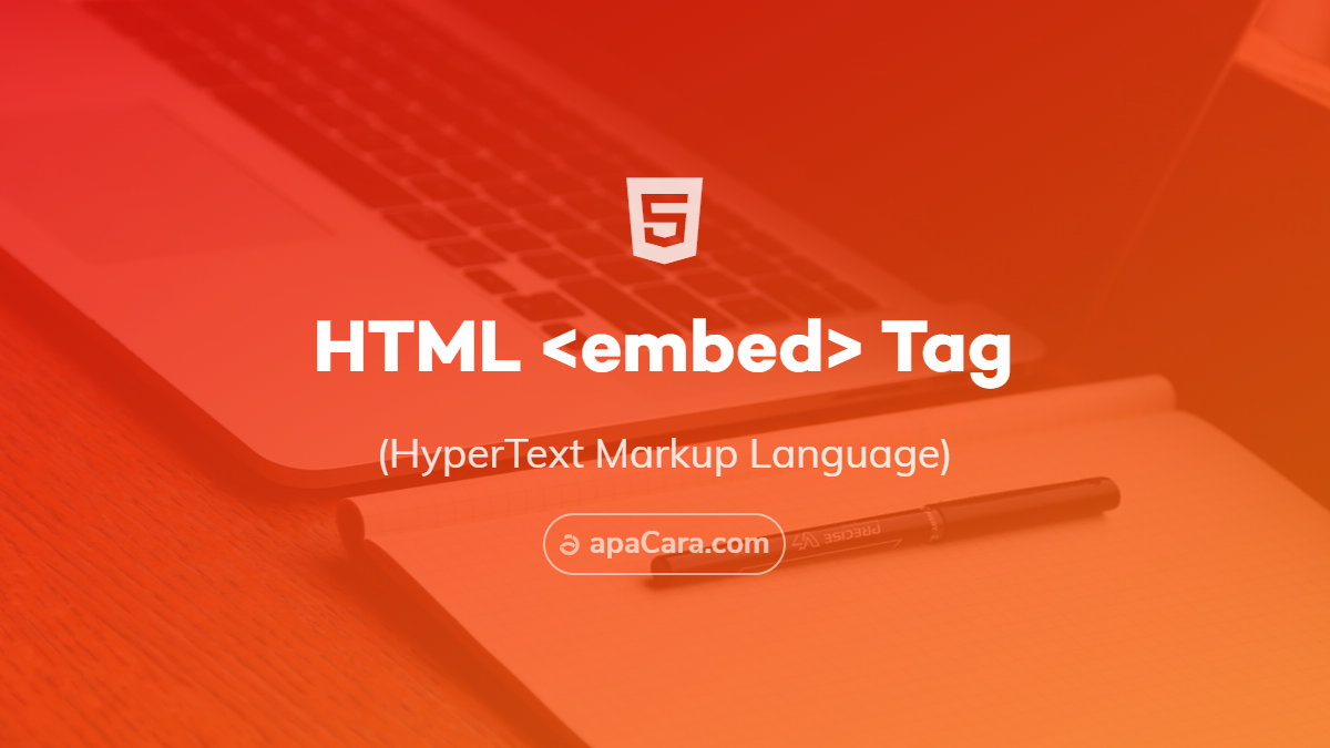 HTML embed tag  belajar element